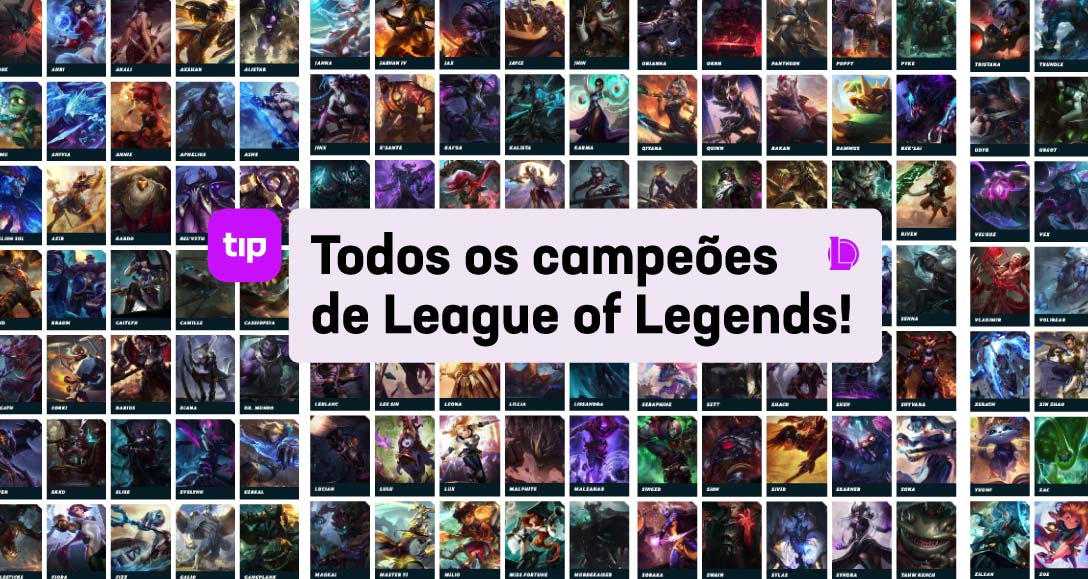 5 campeões de LoL mais populares do momento e suas características